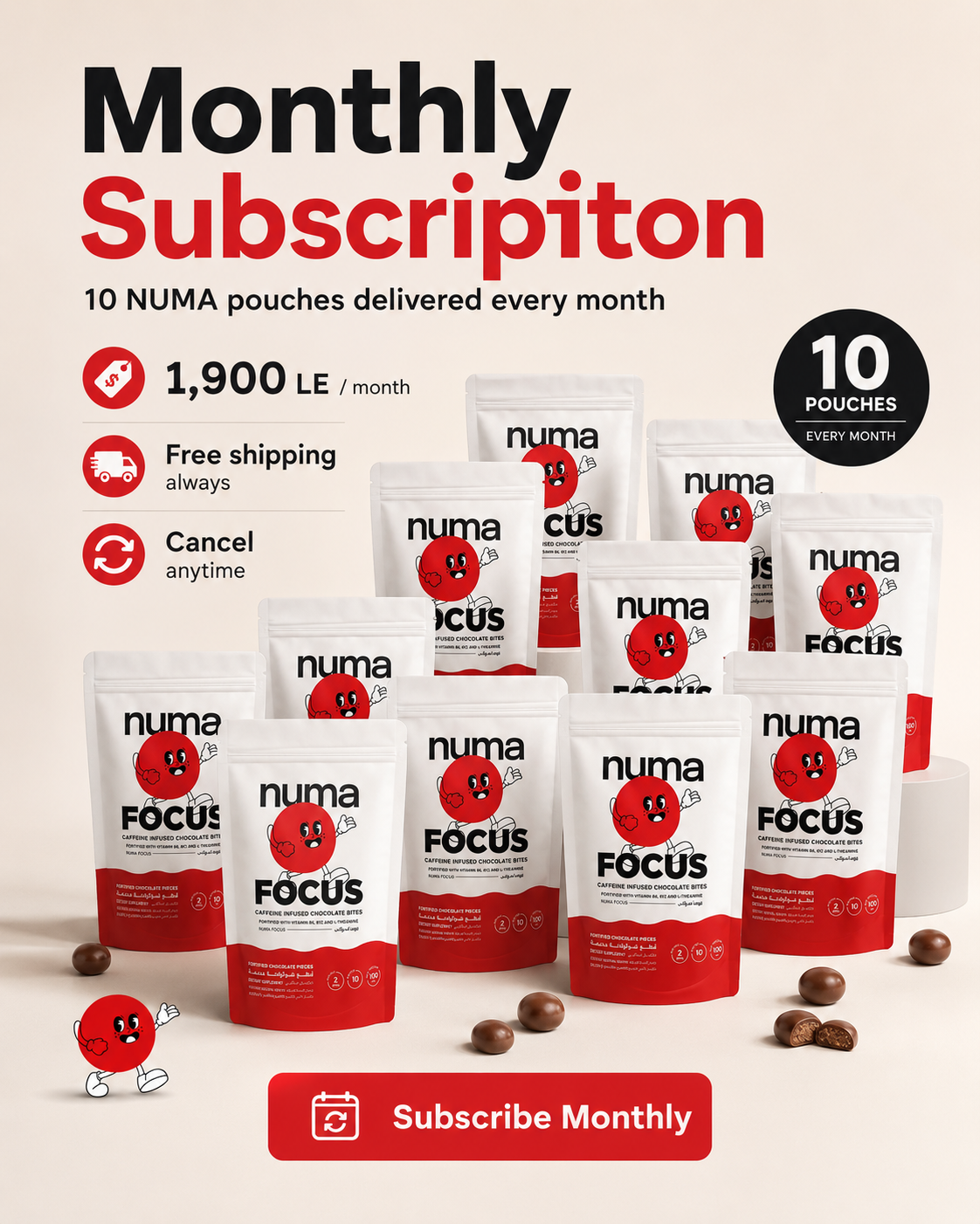 numa Focus - Monthly Subscription